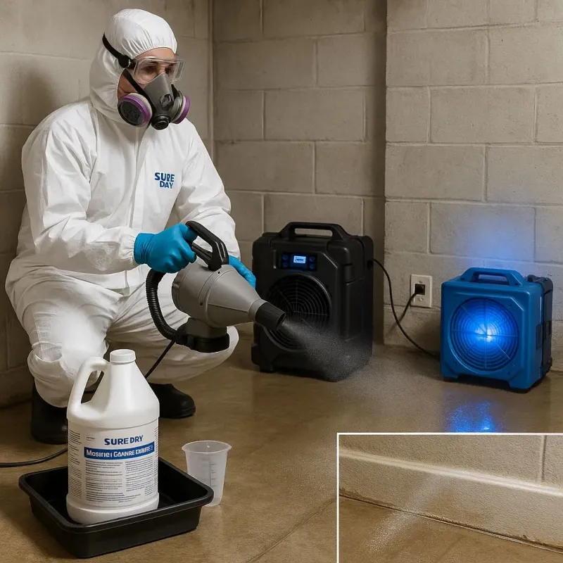 Sanitization and Odor Removal process in Suncoast Estates, FL