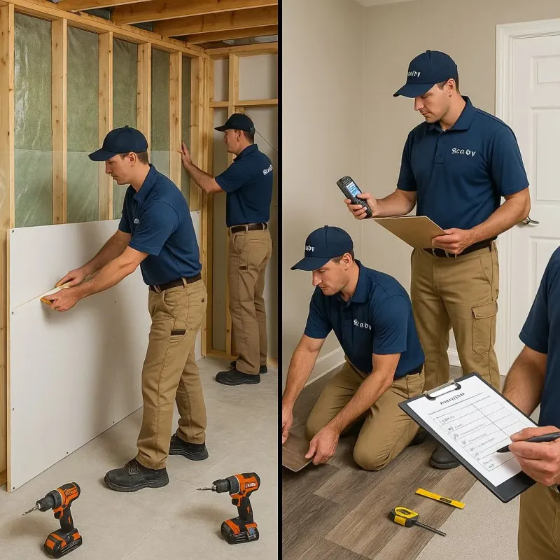 Repairs and Reconstruction process in Suncoast Estates, FL