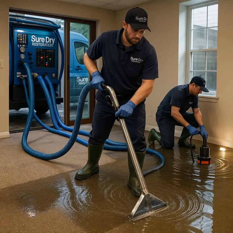 Water Extraction and Removal process in Suncoast Estates, FL